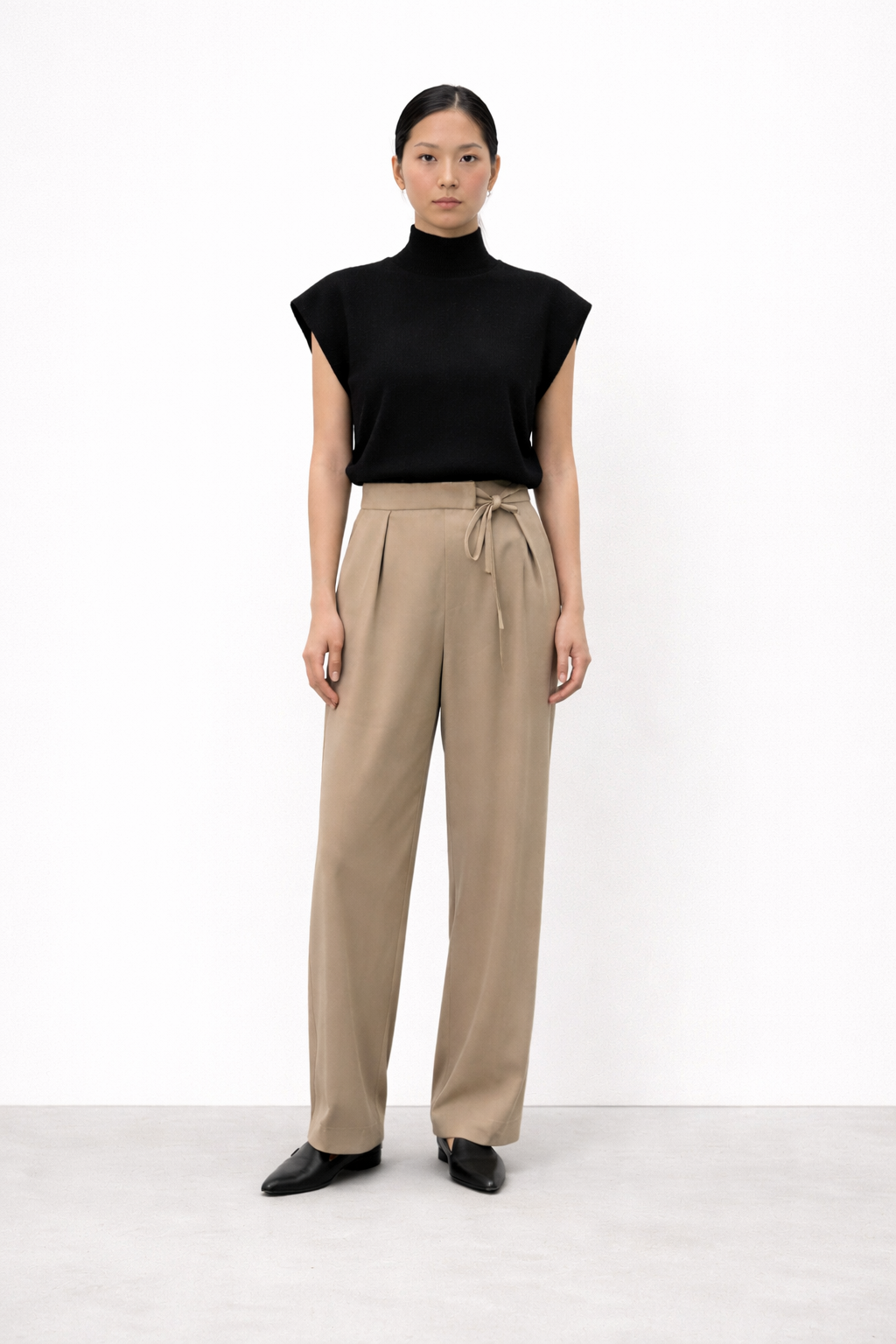 Mock Neck Knit Top
