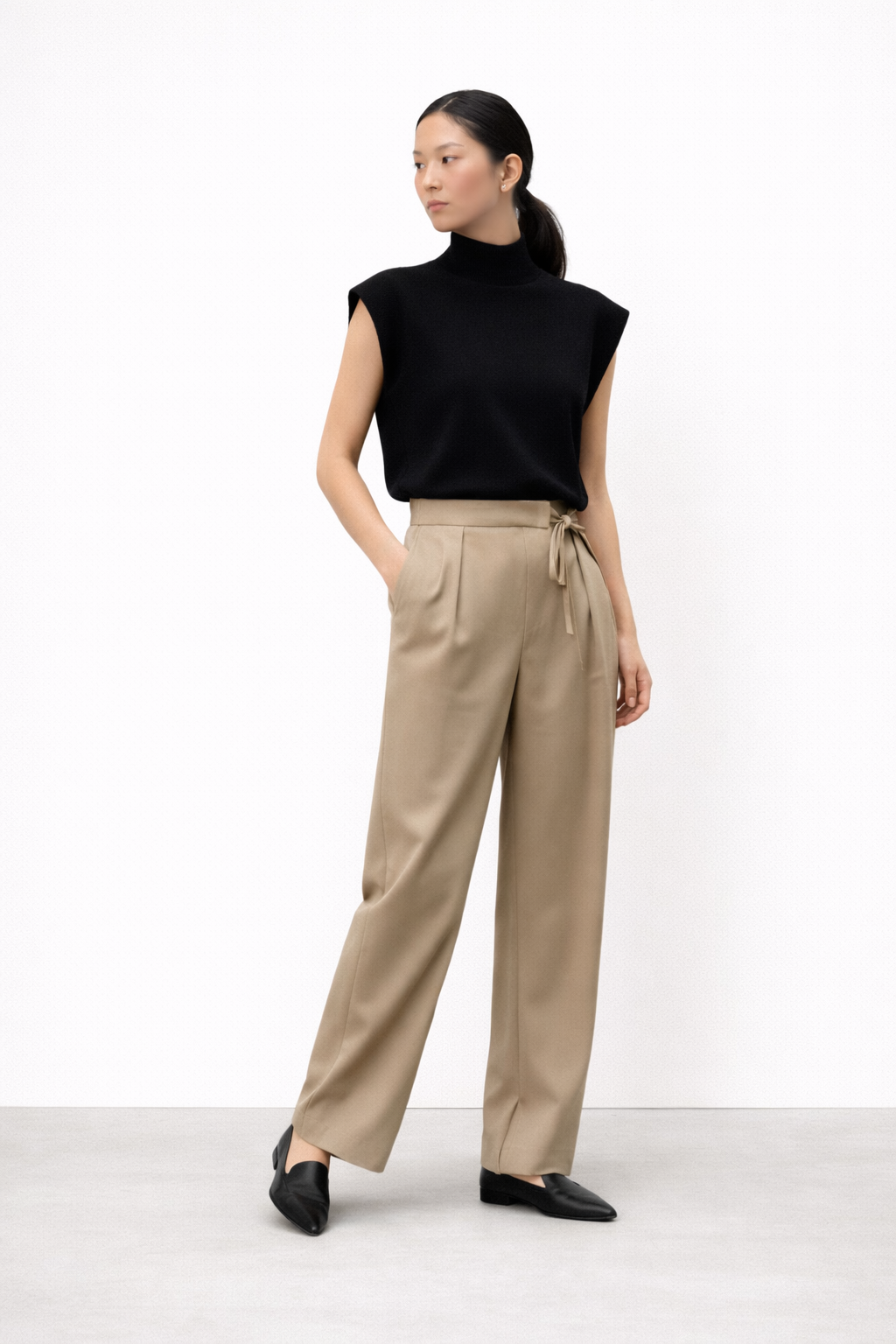 Mock Neck Knit Top