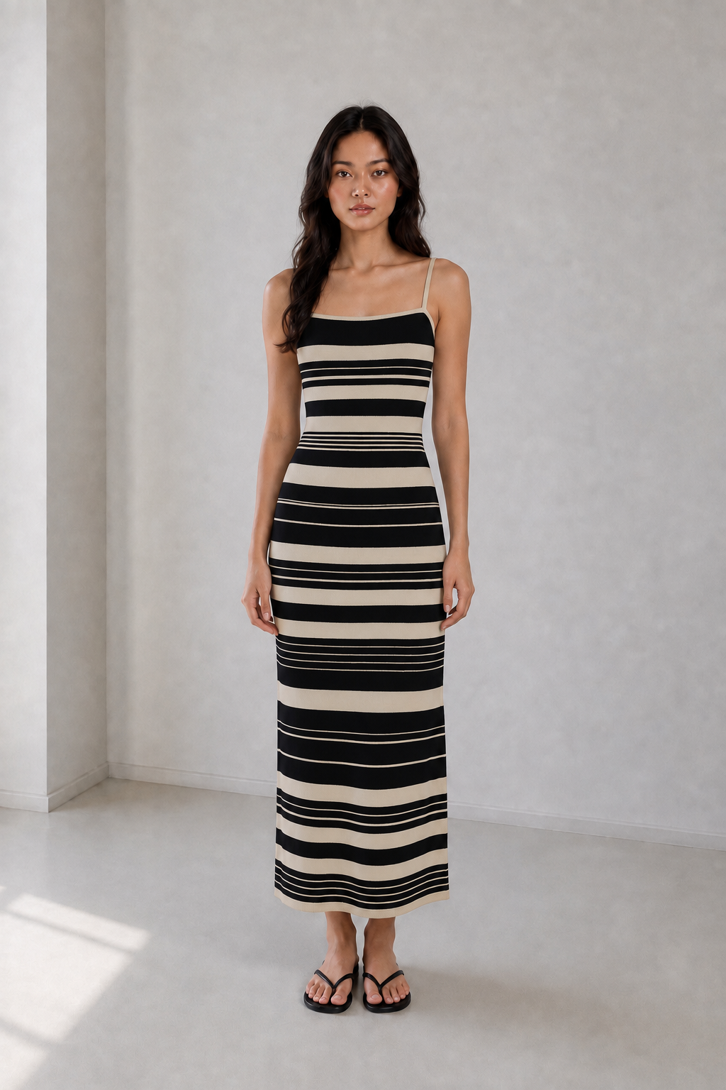 Stripe Knit Dress