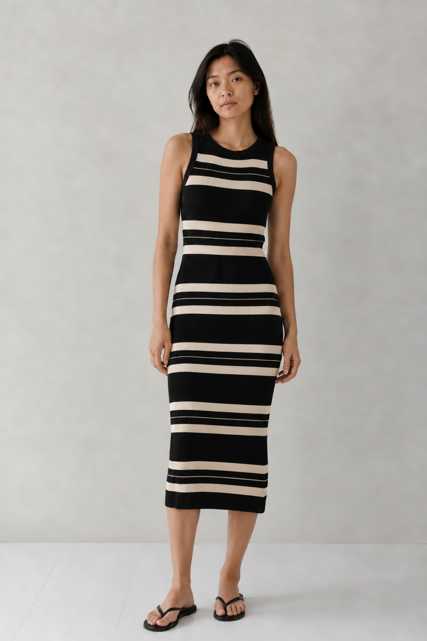 Striped Tank Knit Dress