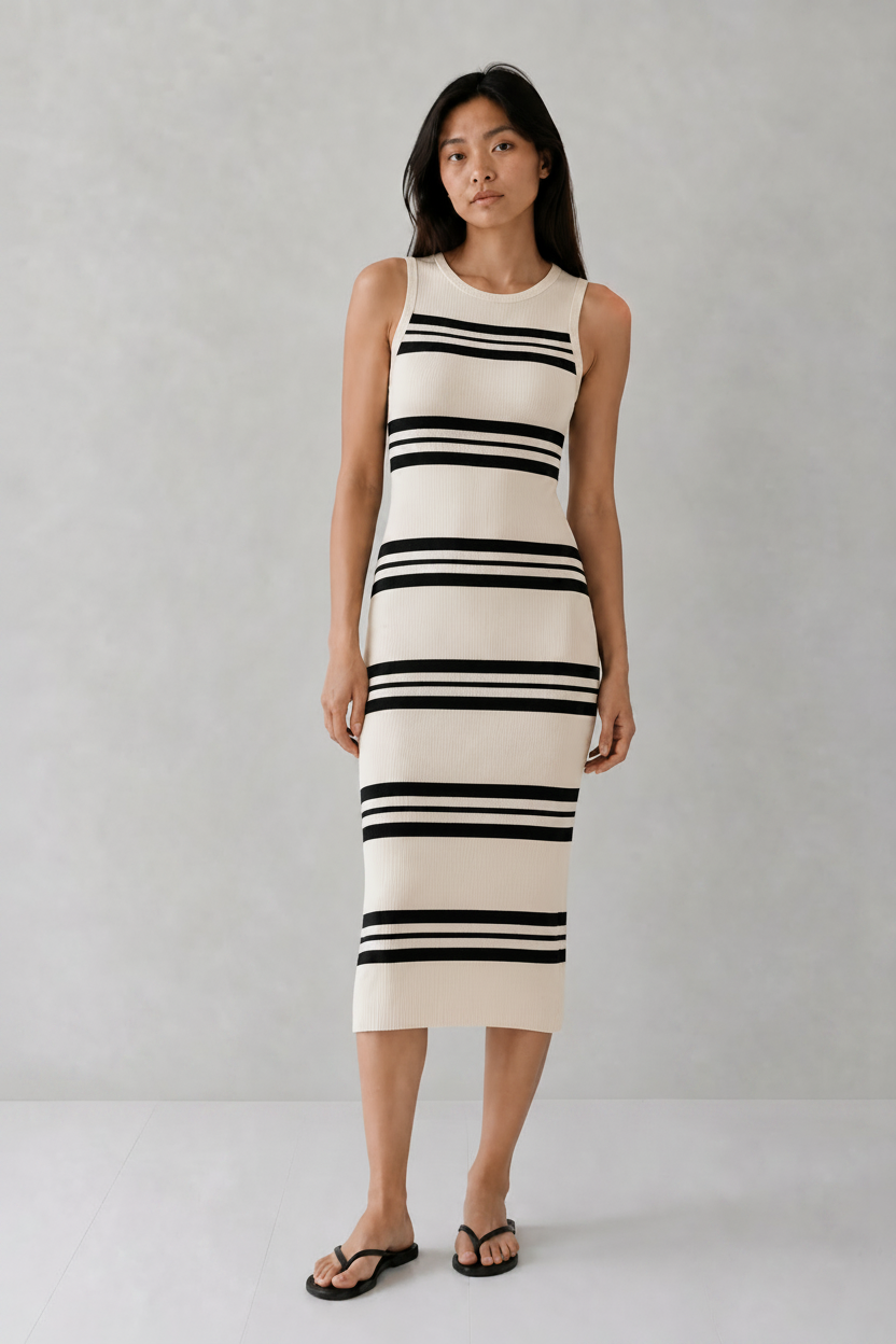 Striped Tank Knit Dress
