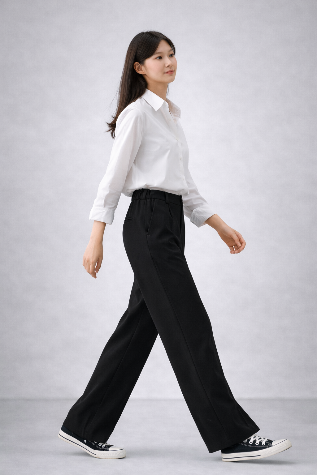 Straight-Leg Trousers