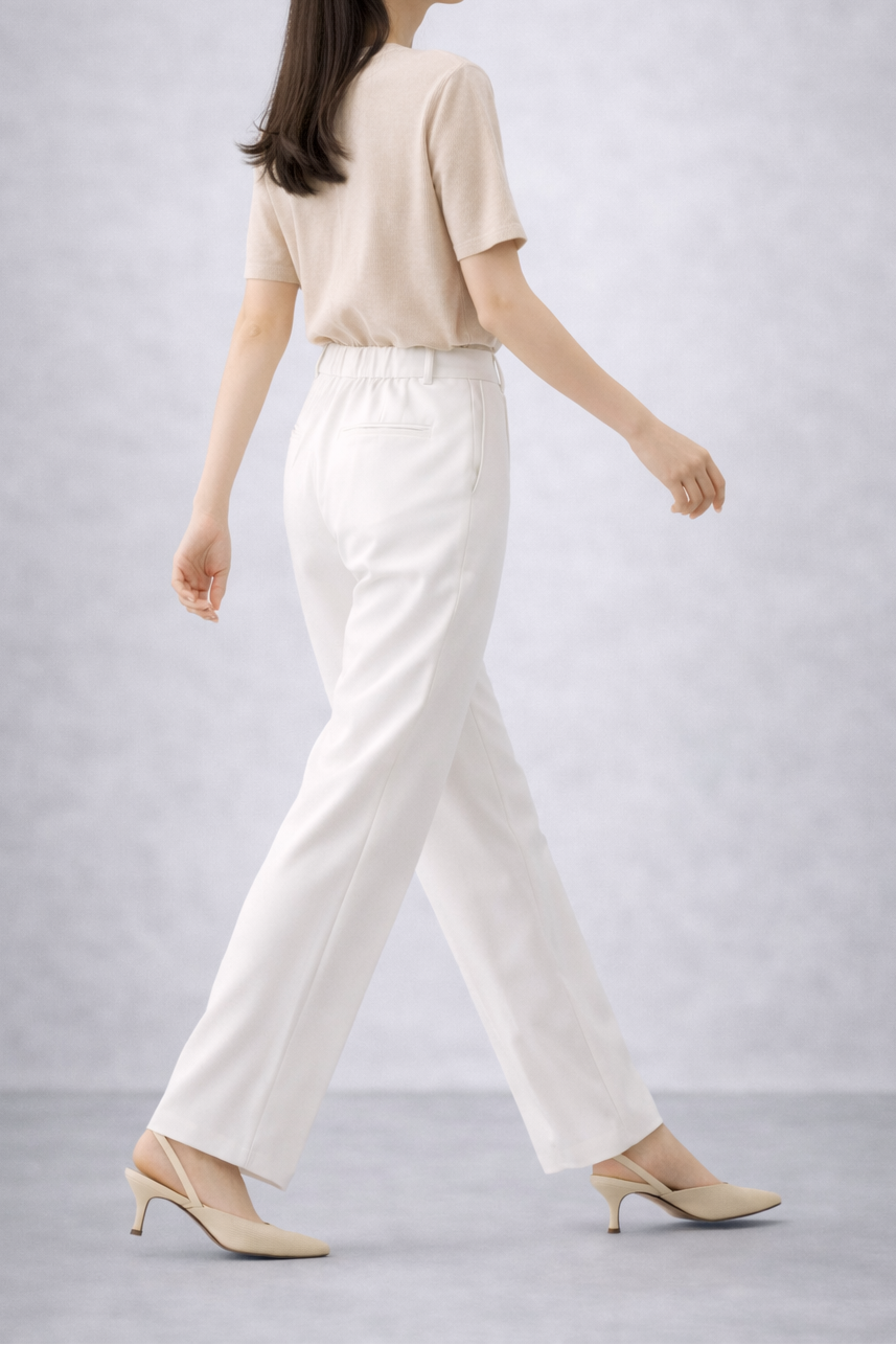 Straight-Leg Trousers