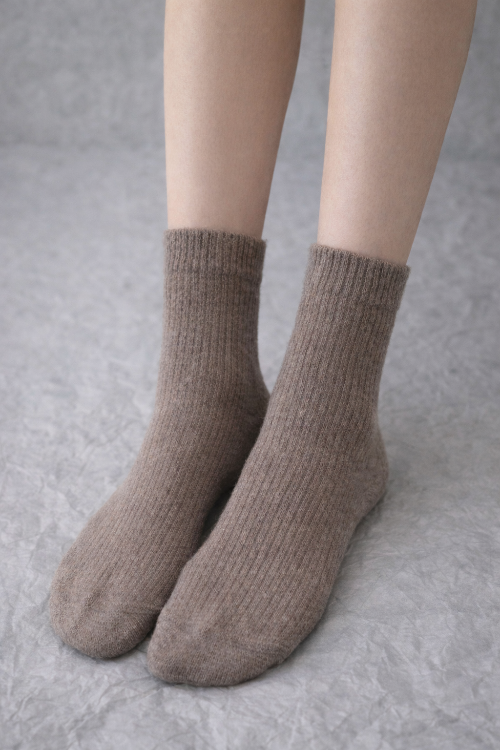 Earth Tone Ribbed Socks