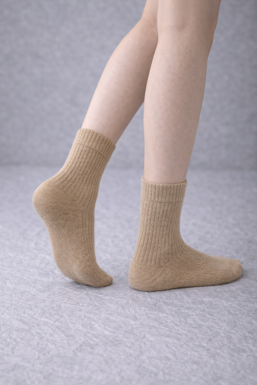 Earth Tone Ribbed Socks
