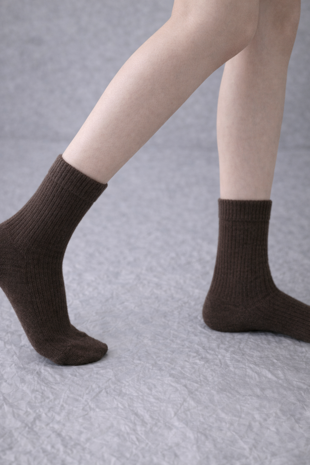 Earth Tone Ribbed Socks