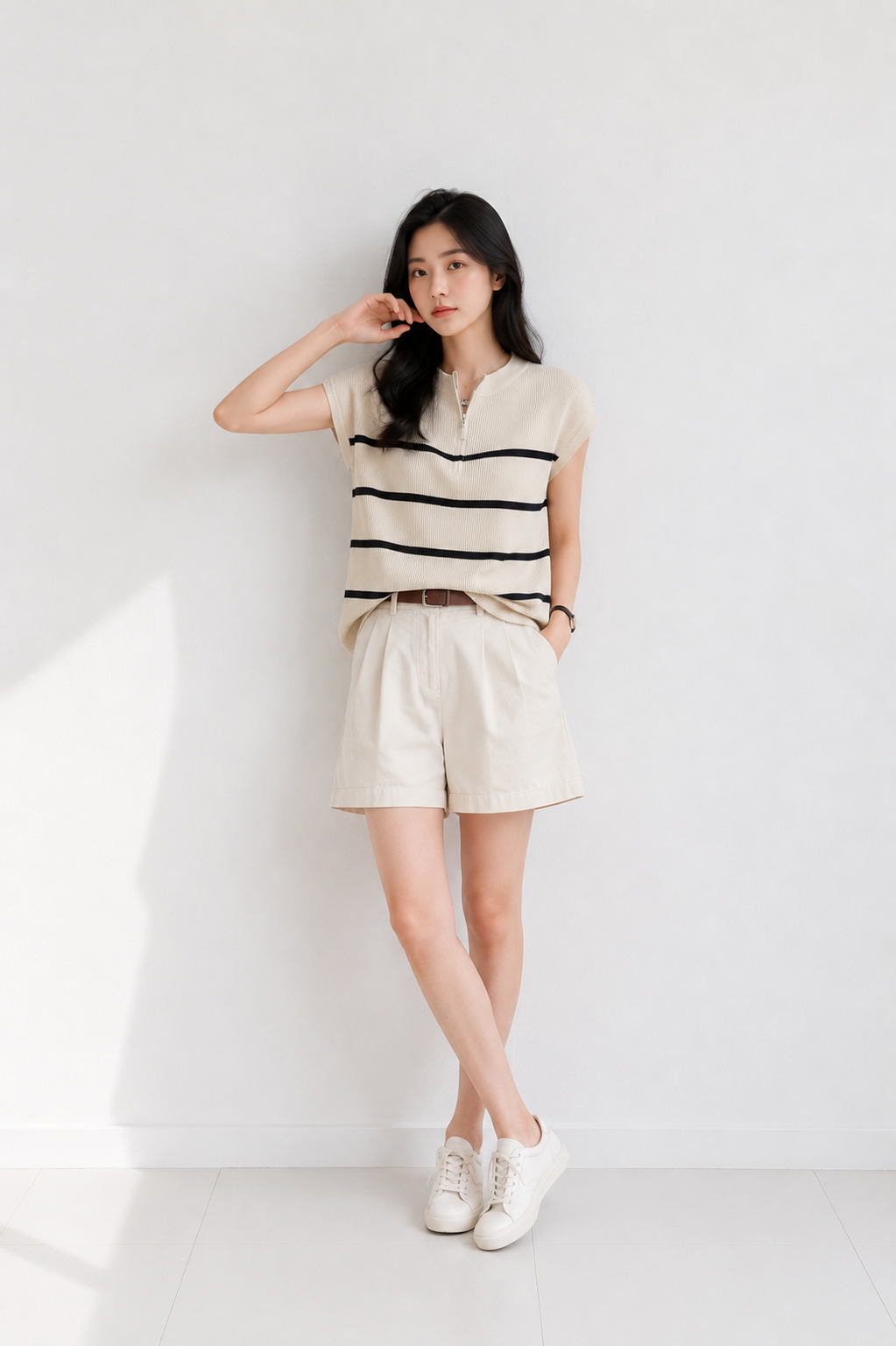Sienna Zip Knit Top