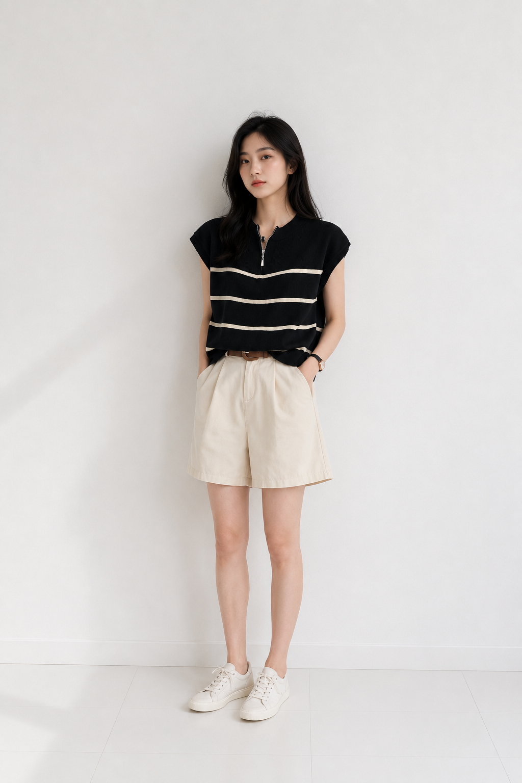 Sienna Zip Knit Top