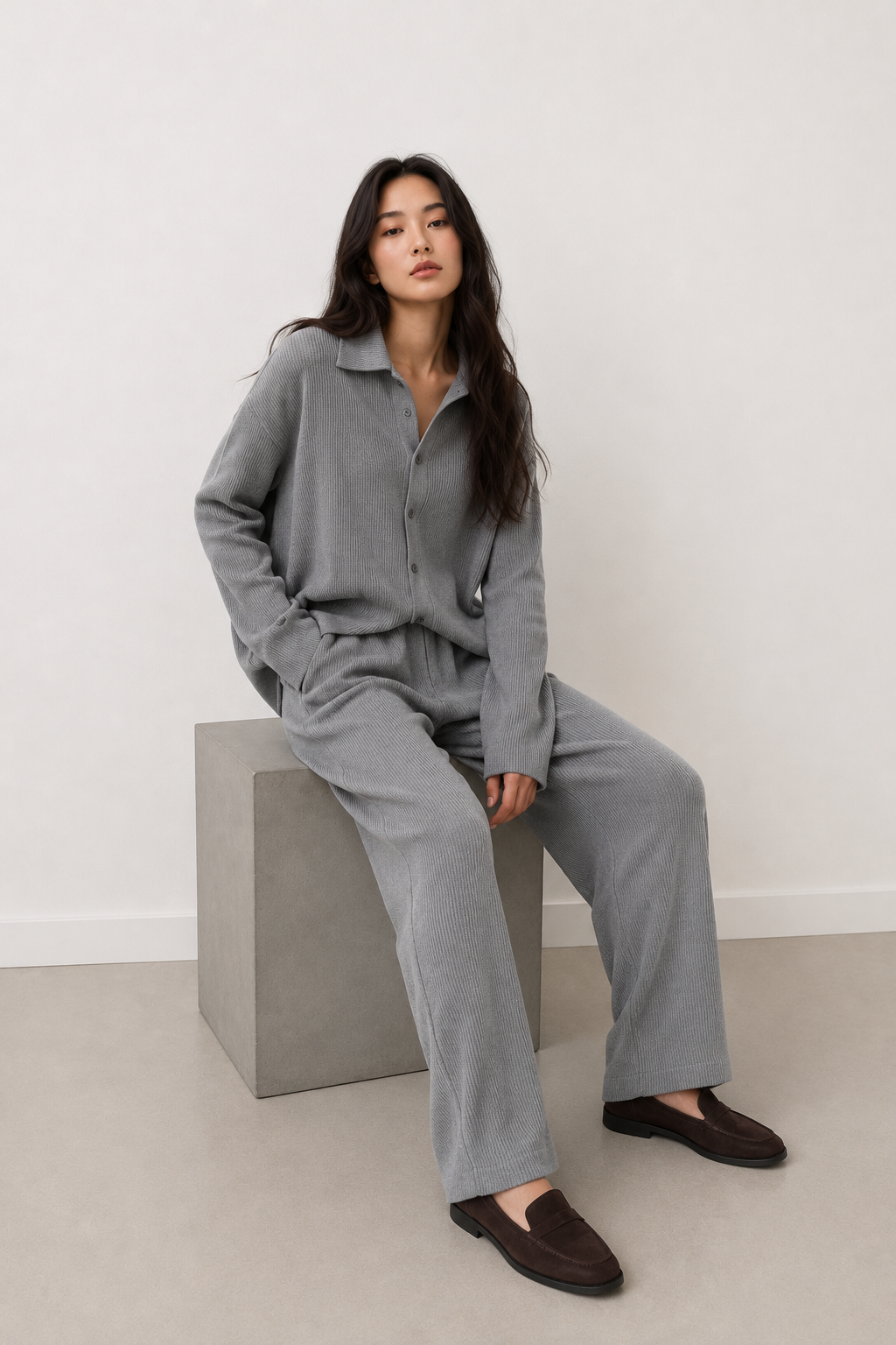 Soft Knit Lounge Set