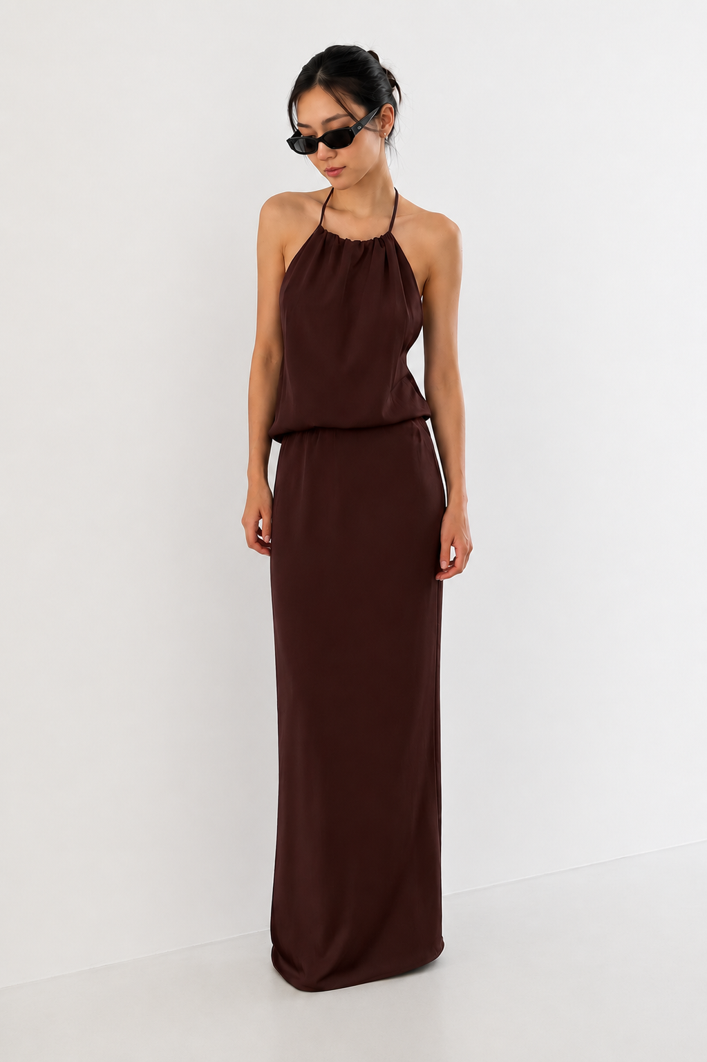 Open-Back Halter Maxi Sets