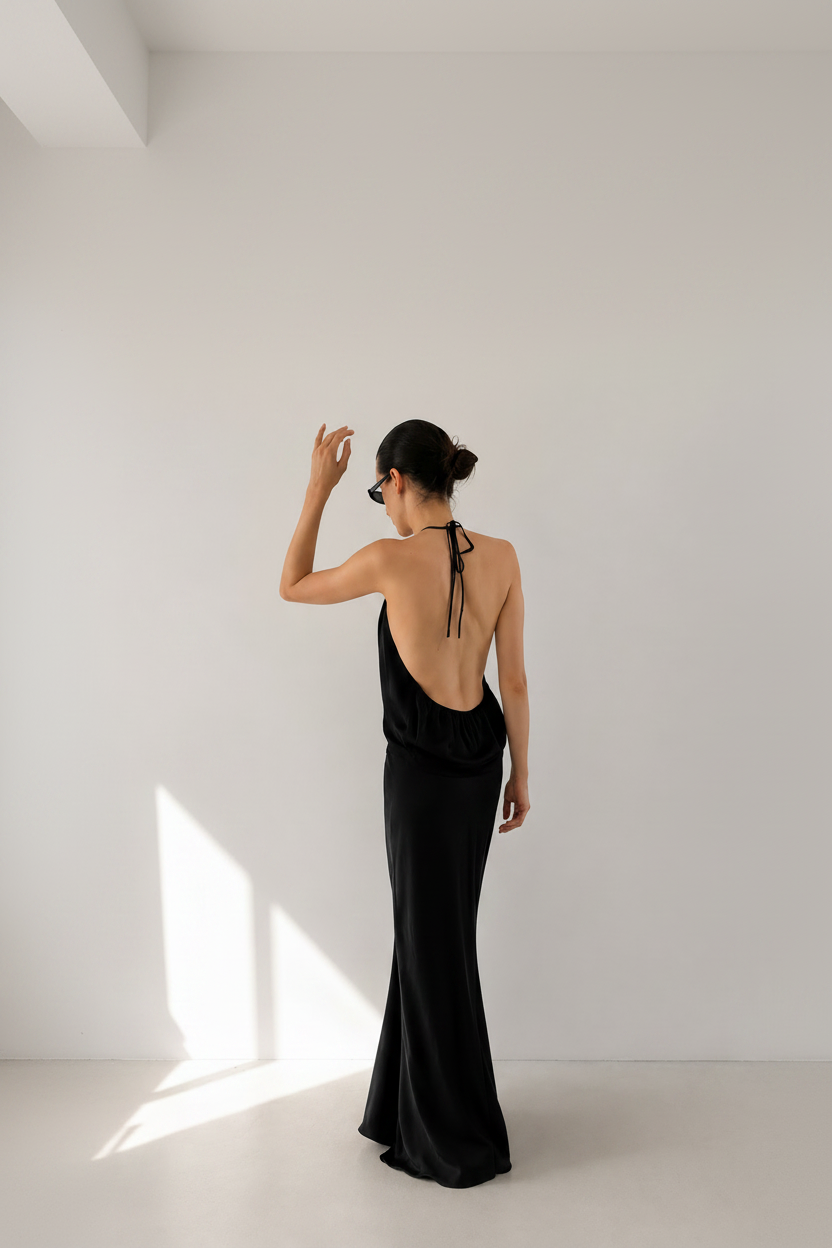 Open-Back Halter Maxi Sets