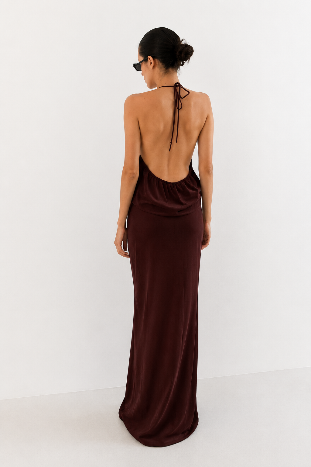 Open-Back Halter Maxi Sets