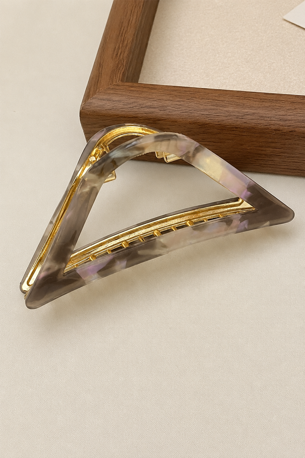 Facet Claw Clip - Triangle