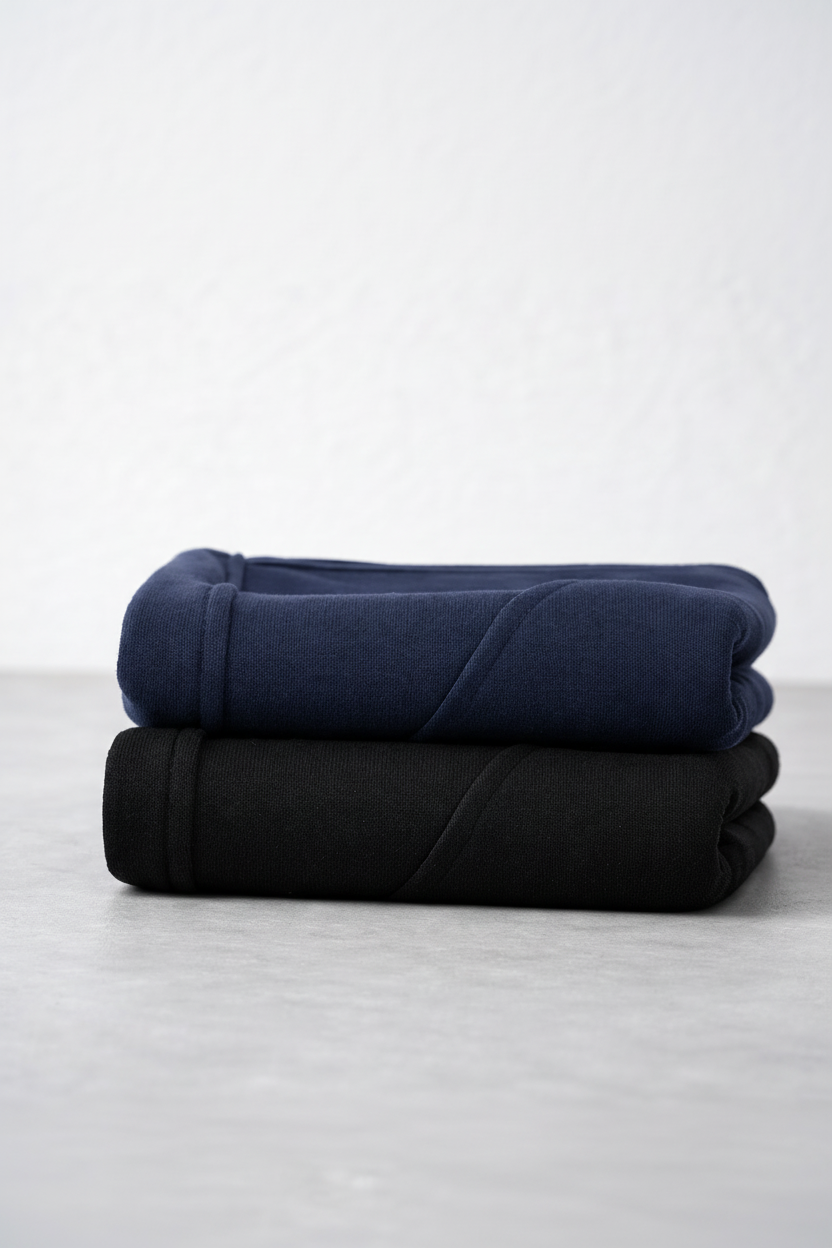 Relaxed Fit Wide-Leg Sweatpants