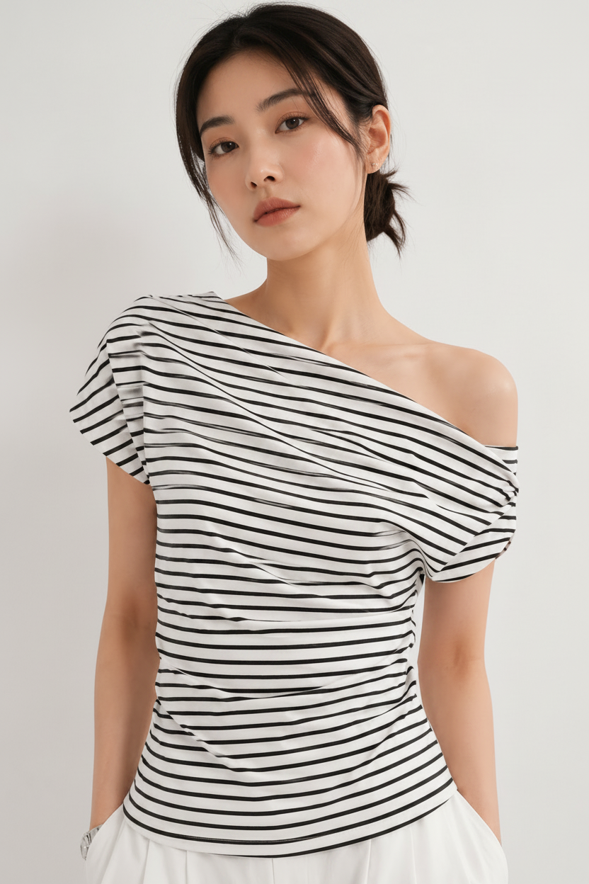 Off Shoulder Short Sleeve 1.5